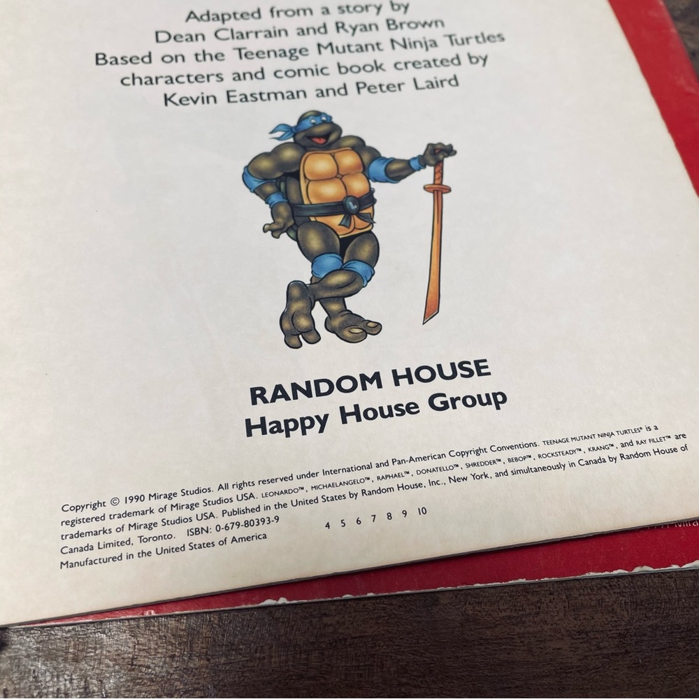 Vintage Ninja Turtles childrens reading books 1990 & 91 - Picture 3 of 9